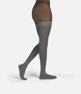 The Rib | Grey Overknees