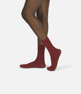 The Rib | Burgund Socken