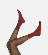 The Rib | Burgund Socken