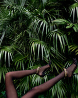 Biodegradable tights low denier black seamless shaping high waist ladder-resist tights for women