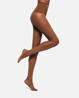 Hedoine nude ladder-resist seamless opaque Tights for women