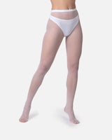 The Drama | Fishnet Tights White, Pantyhose Stockings Womens Tights for Women - Hēdoïne