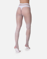 The Drama | Fishnet Tights White, Pantyhose Stockings Womens Tights for Women - Hēdoïne