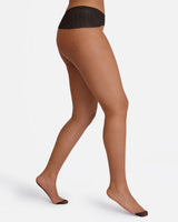 nude tone-matching tights for women by hedoine smoky whisky edgy nude tights with black seam ladder-resistant tights for women