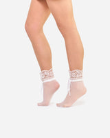 The Tease | Lace Socks Off-White