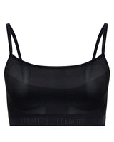 Supportive Power Mesh Bralette Black