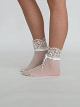 The Tease | Lace Socks Off-White