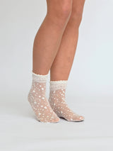 The Dot | Polka Dot Socks Off-White